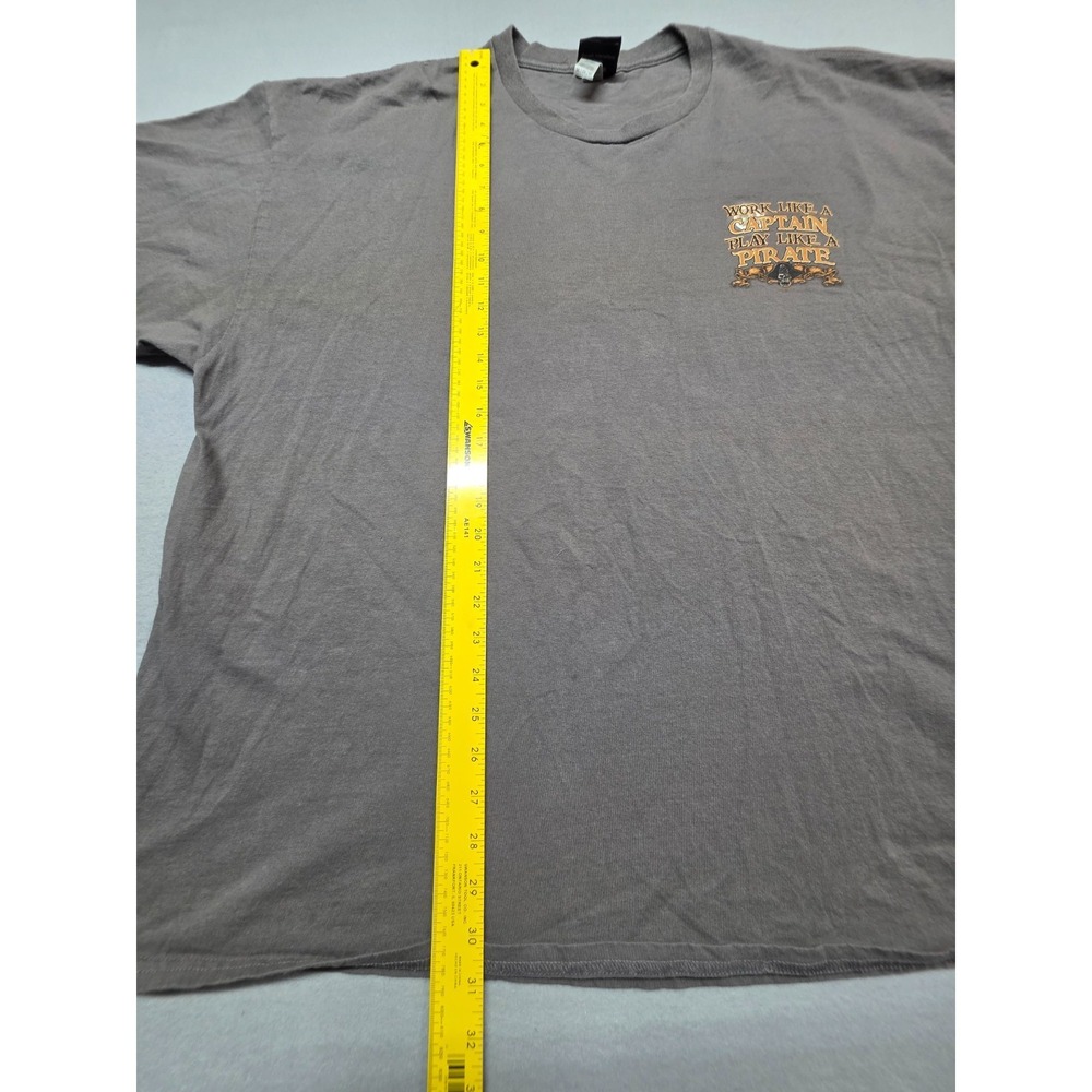 Harley Davidson Men's Size 3X Gray Orlando Florida Skeleton Pirate Parrot Shirt - Picture 7 of 9